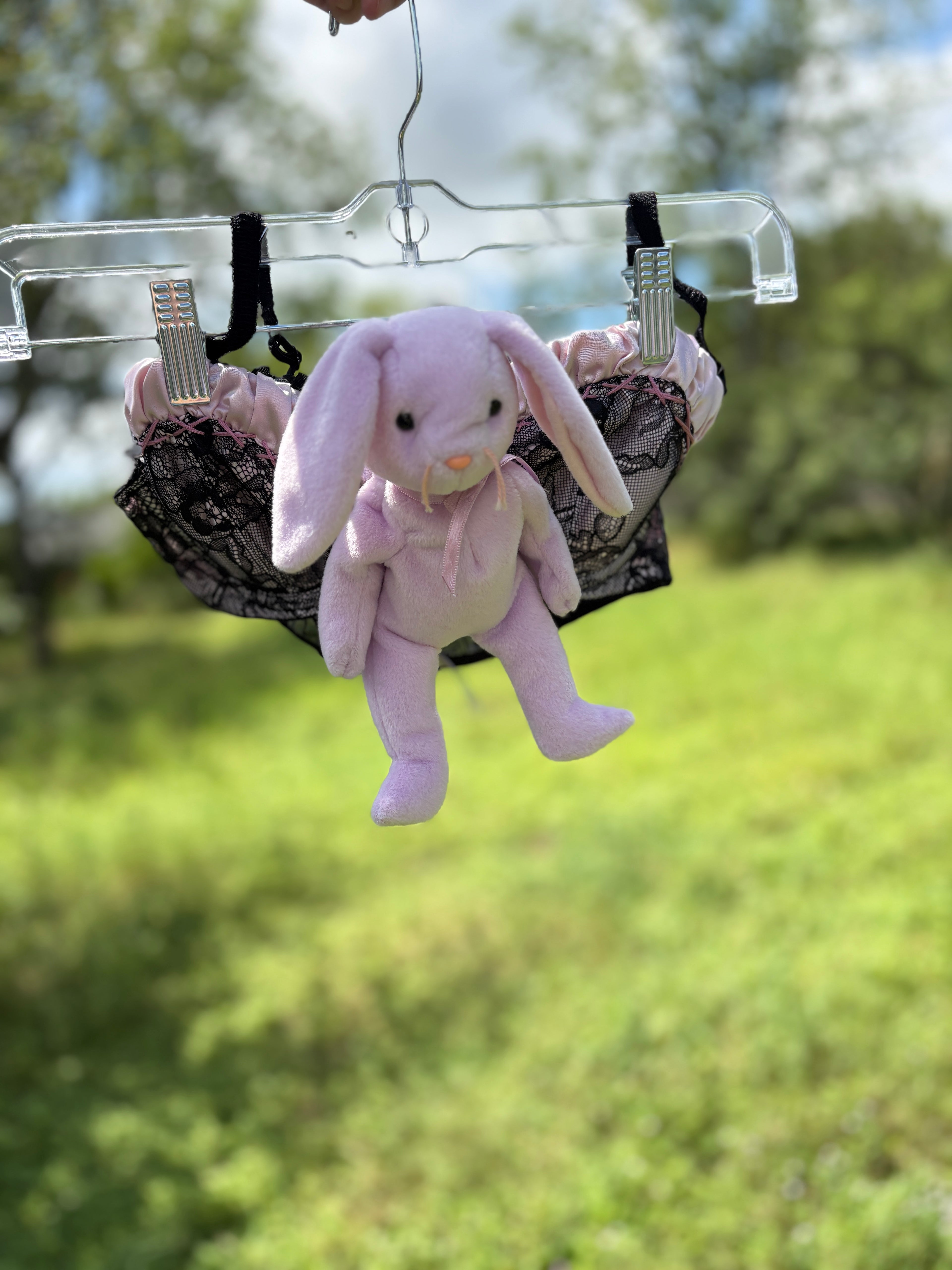 upcycled bunny bra