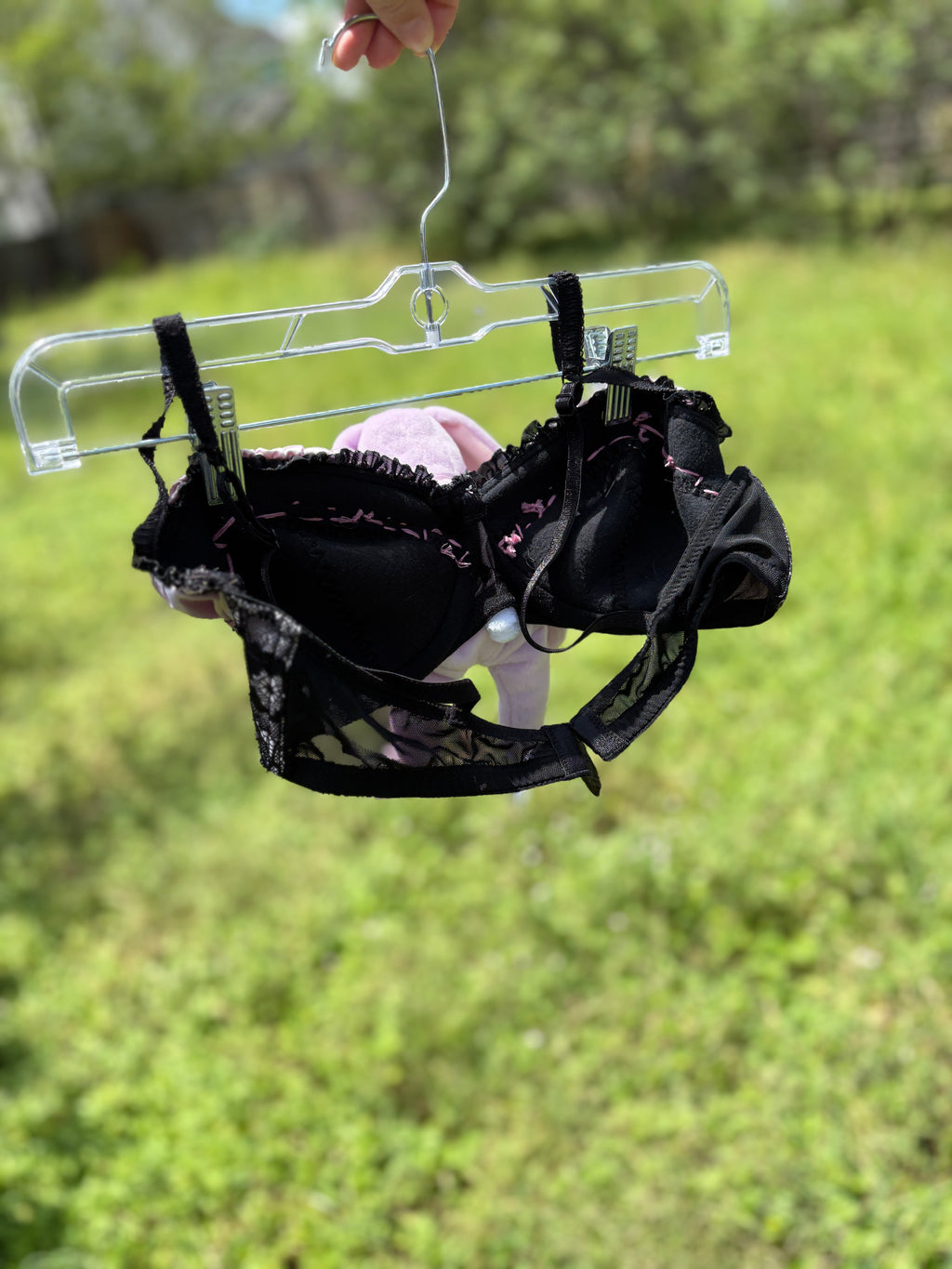 upcycled bunny bra