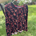 90s floral top