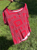 90s bandana t shirt
