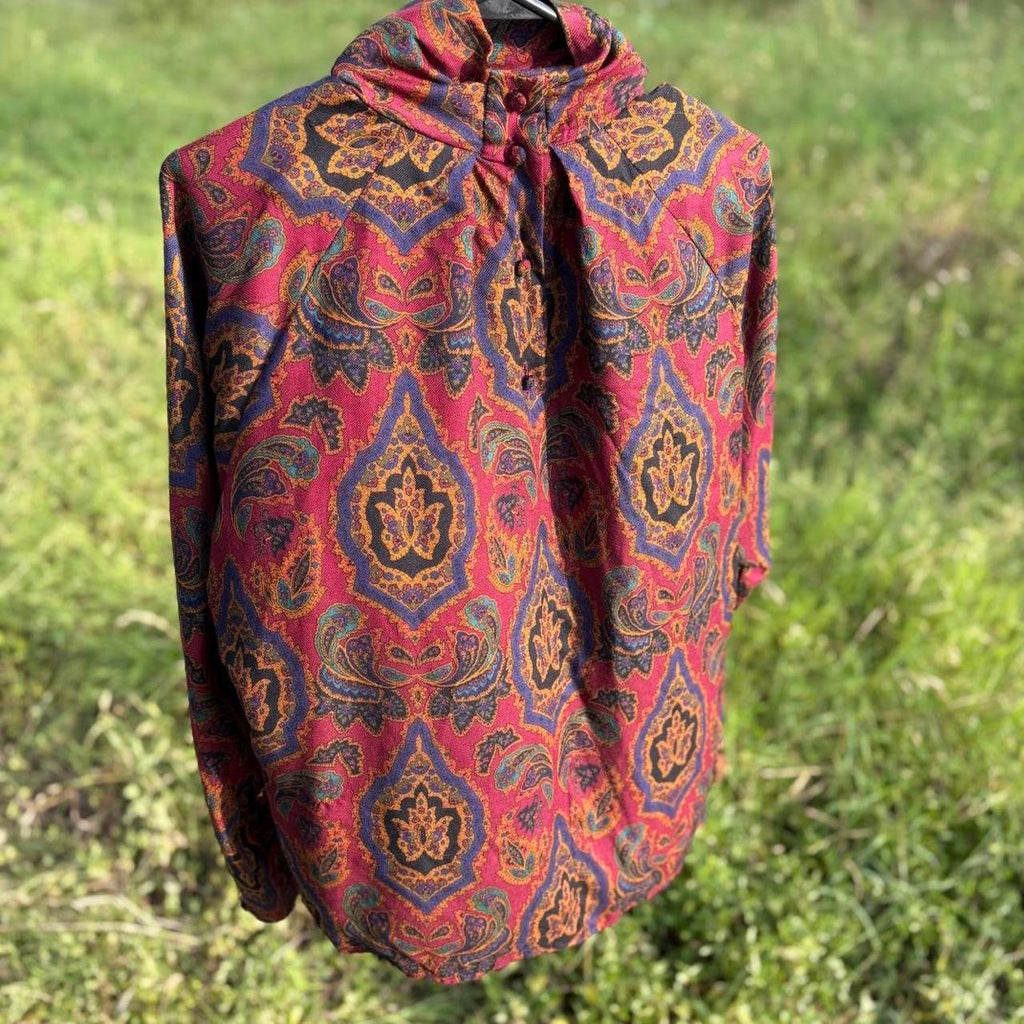 80s Anne Klein blouse
