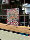 8x10in acrylic