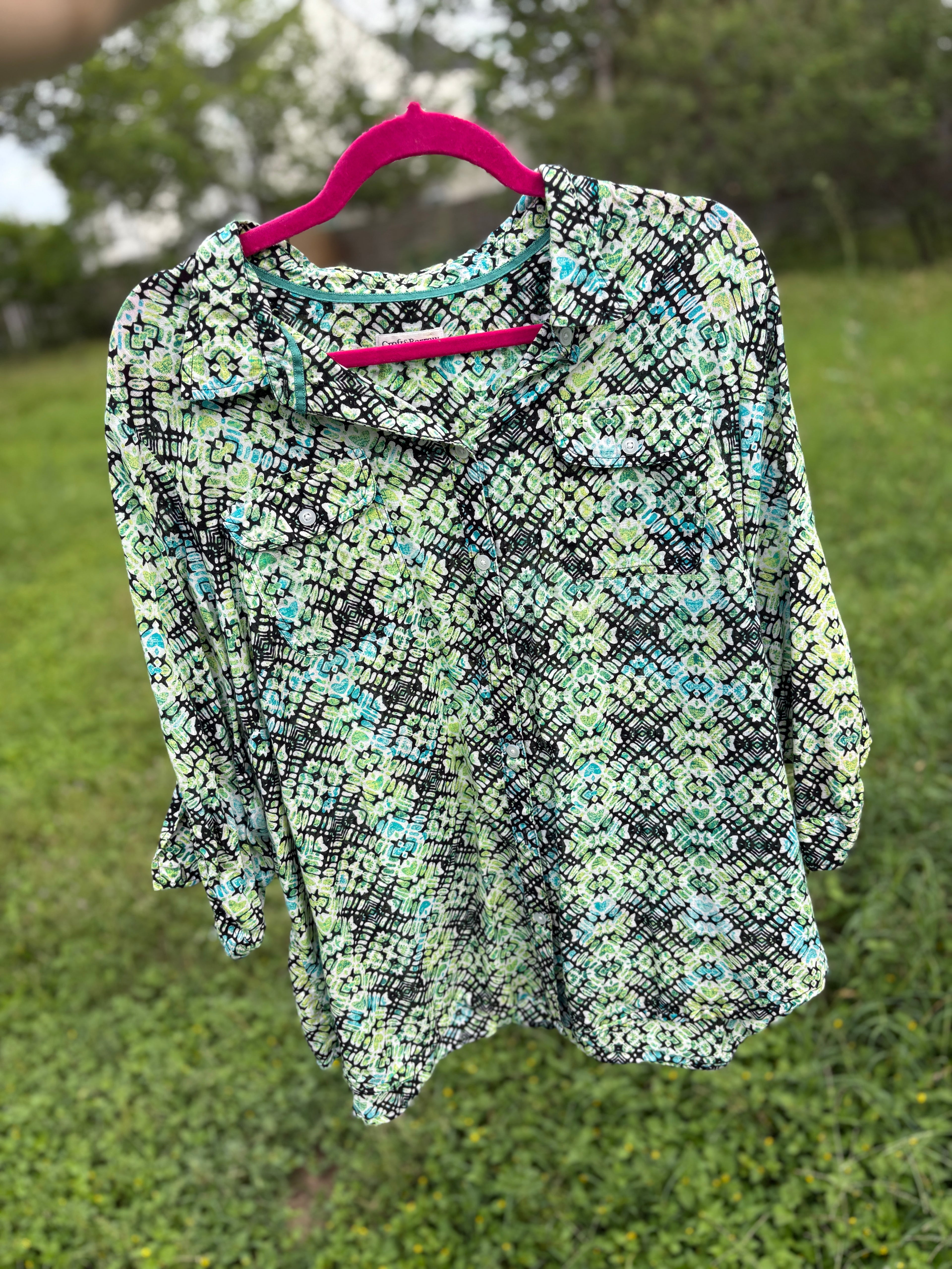 vintage 90s Croft & Borrow blouse