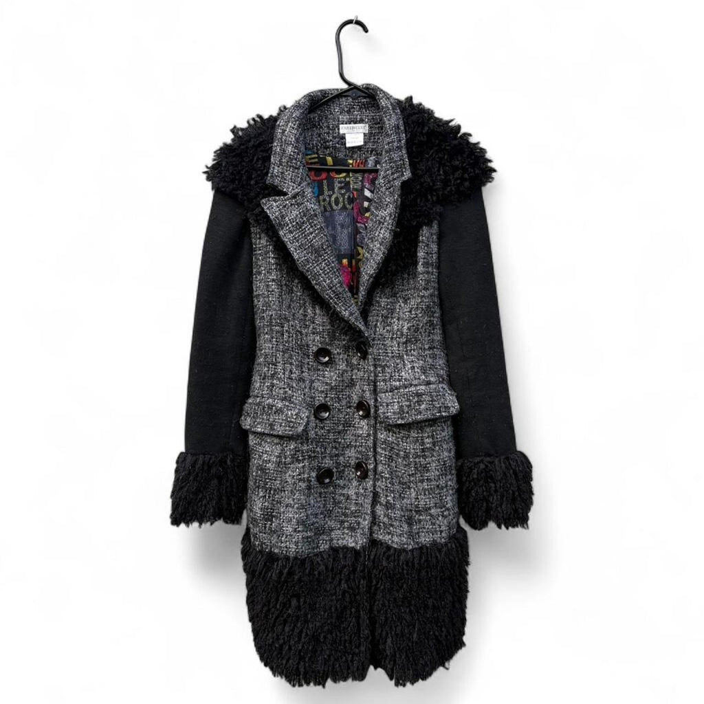 90s tweed coat