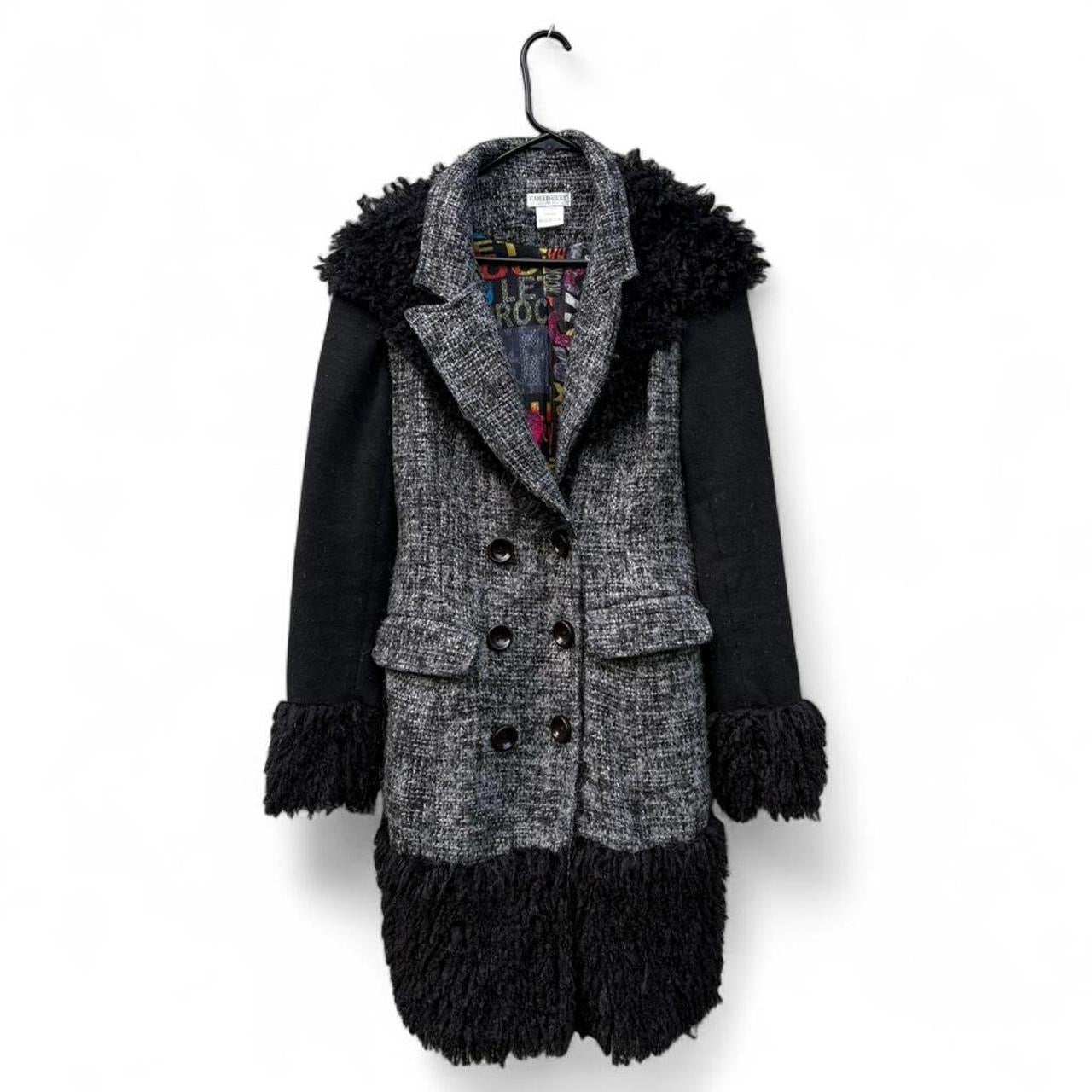 90s tweed coat