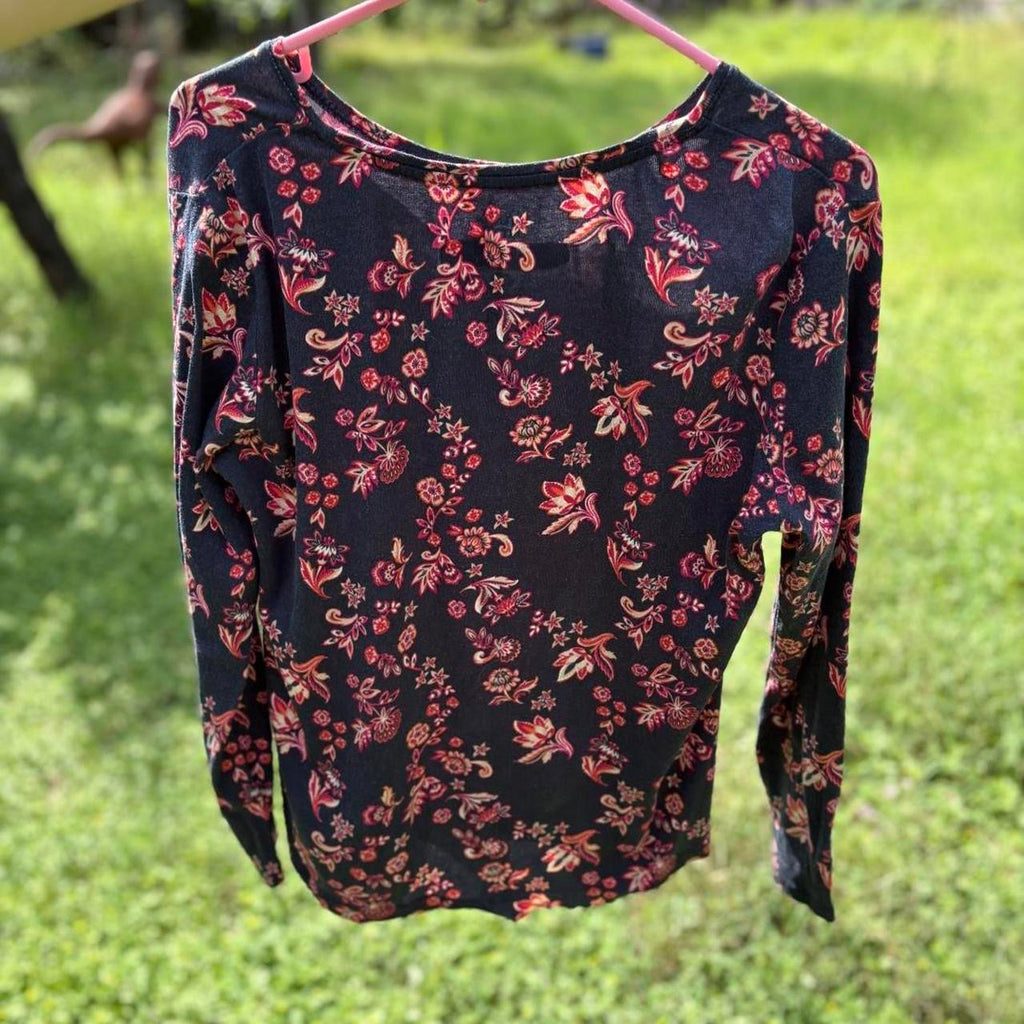 90s floral top