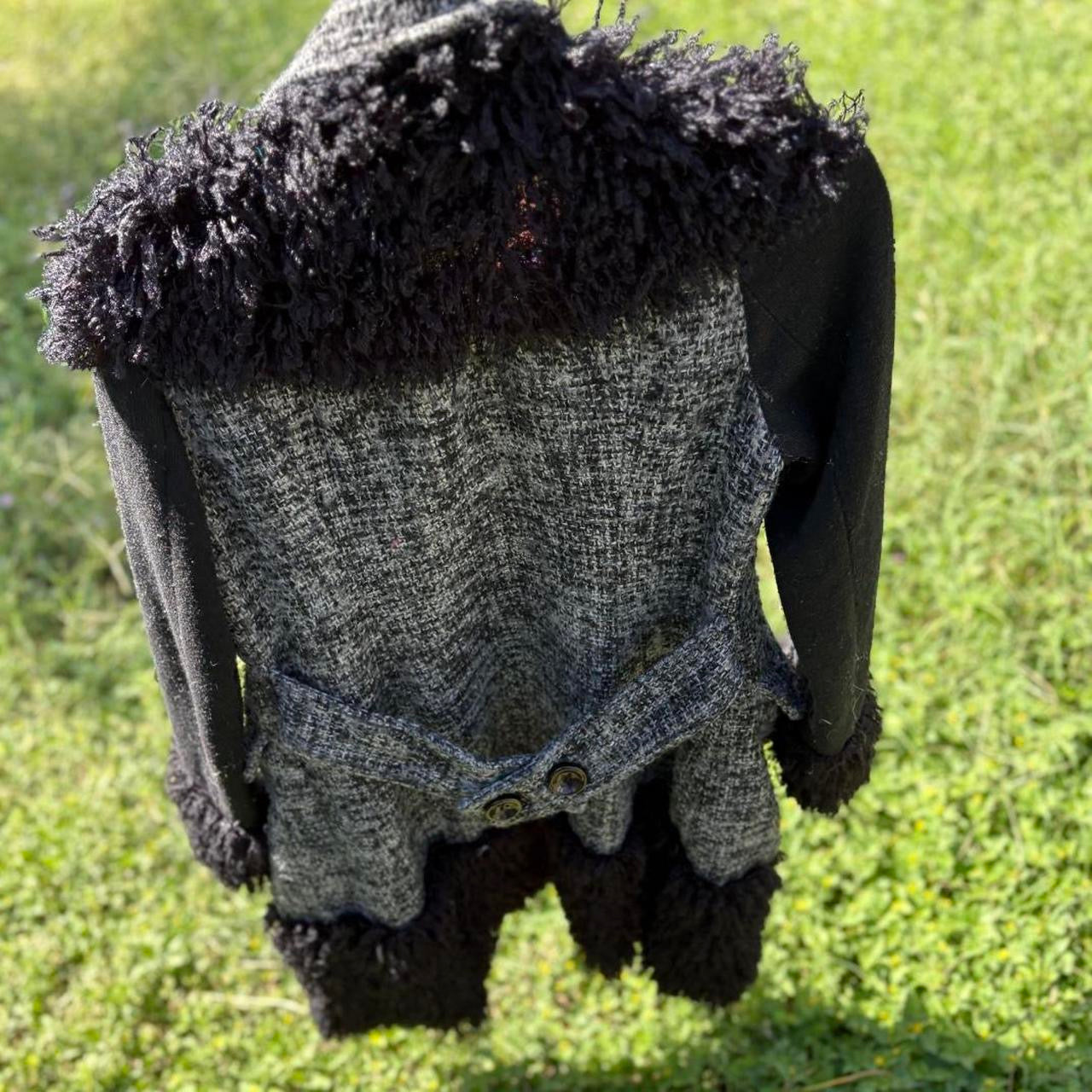 90s tweed coat