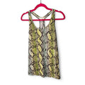 early 00s Delia’s snakeskin print tank top