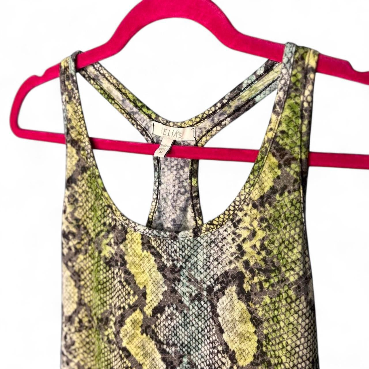 early 00s Delia’s snakeskin print tank top