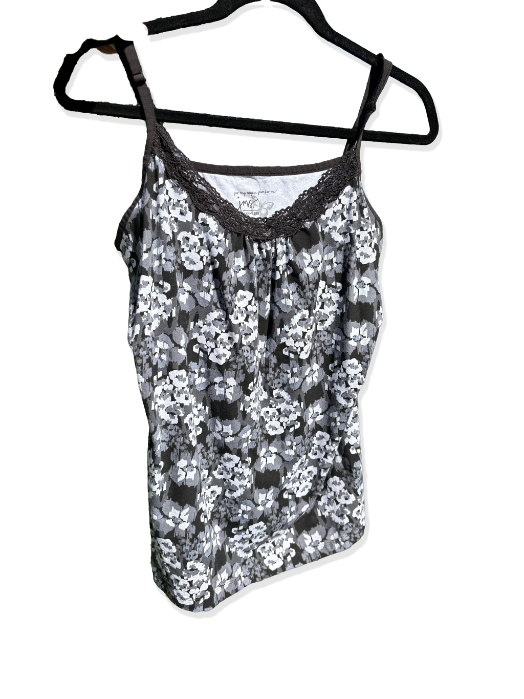early 00s floral print tank