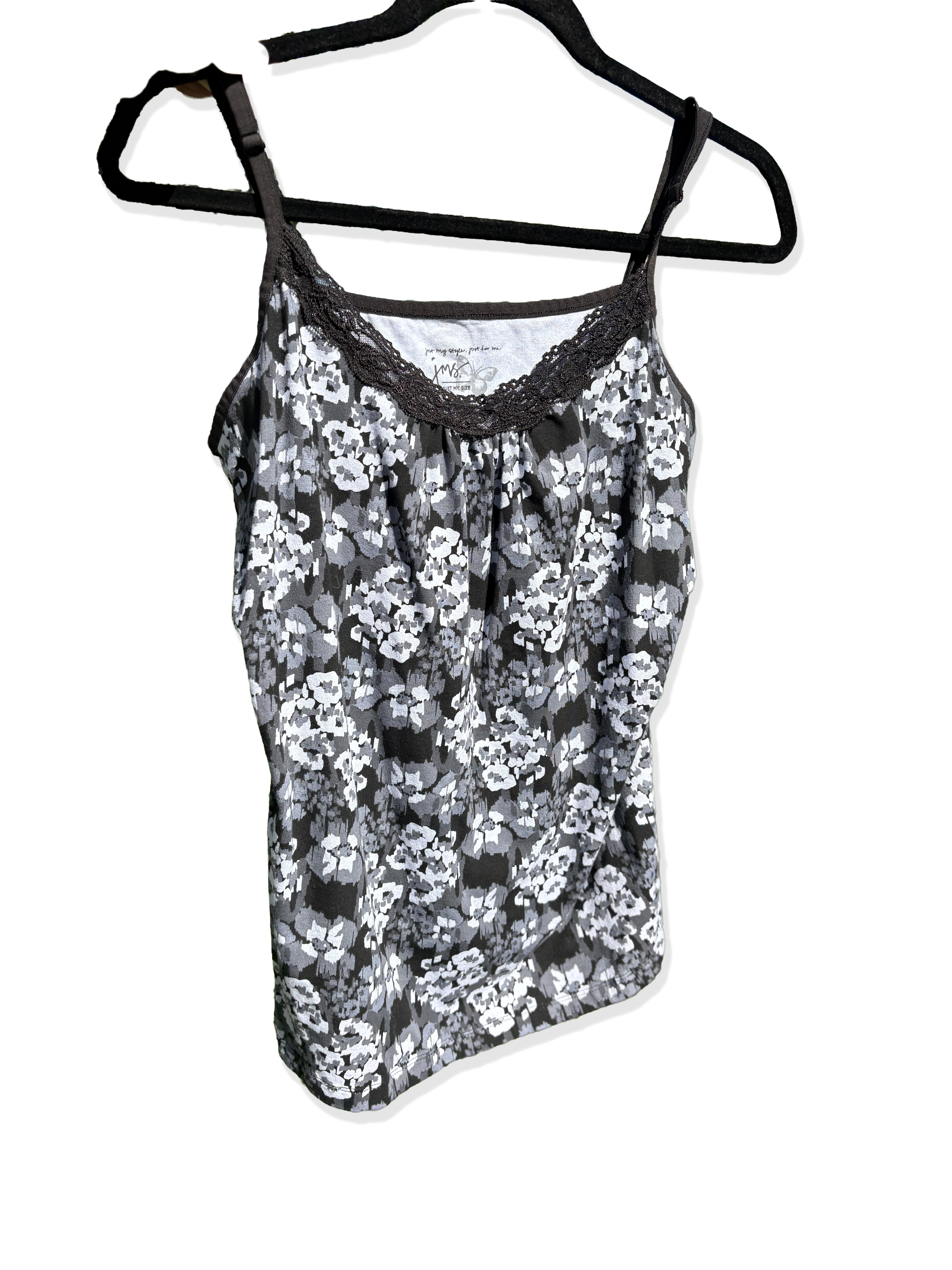 early 00s floral print tank
