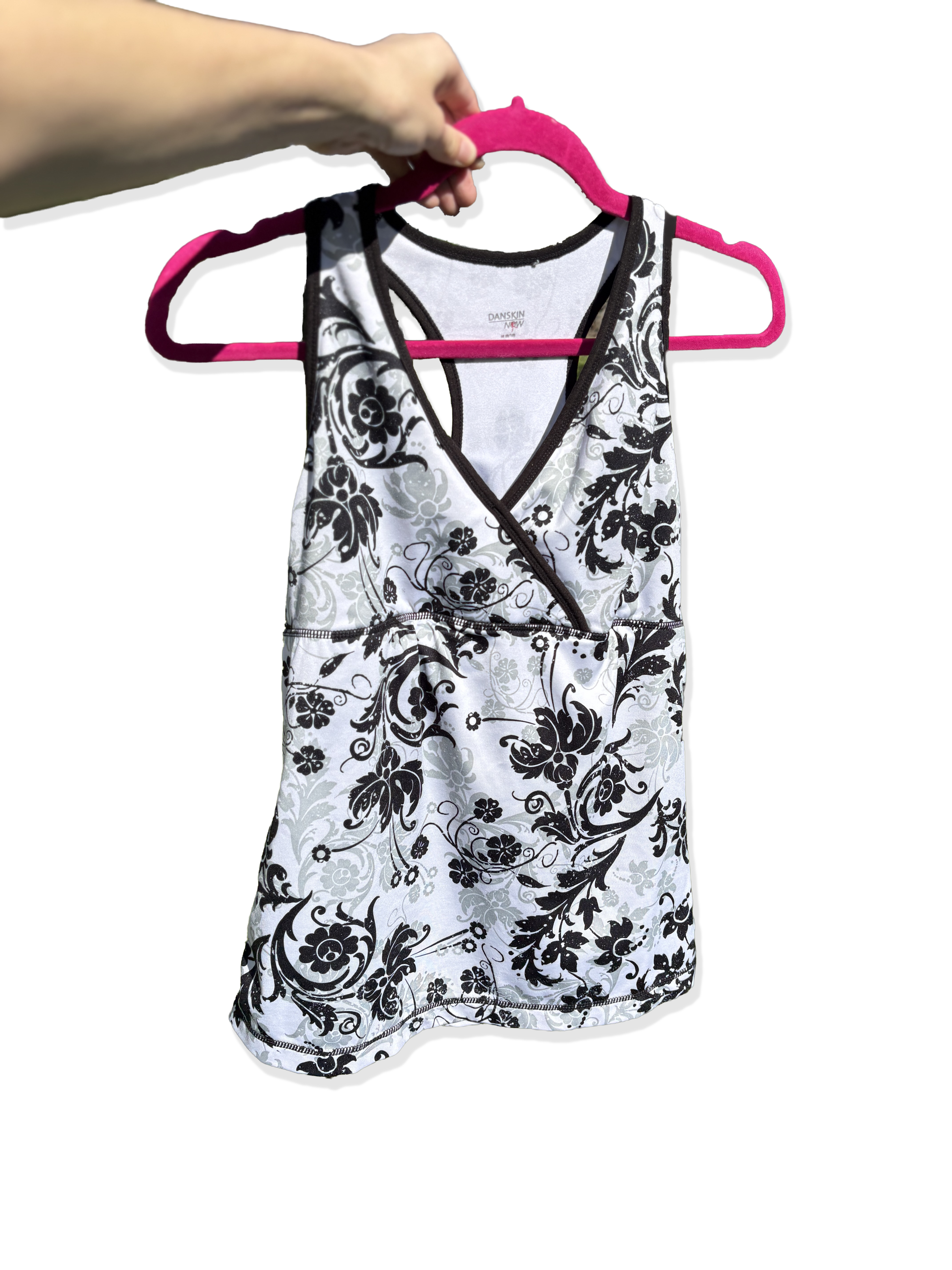 early 00s paisley & flower print tank