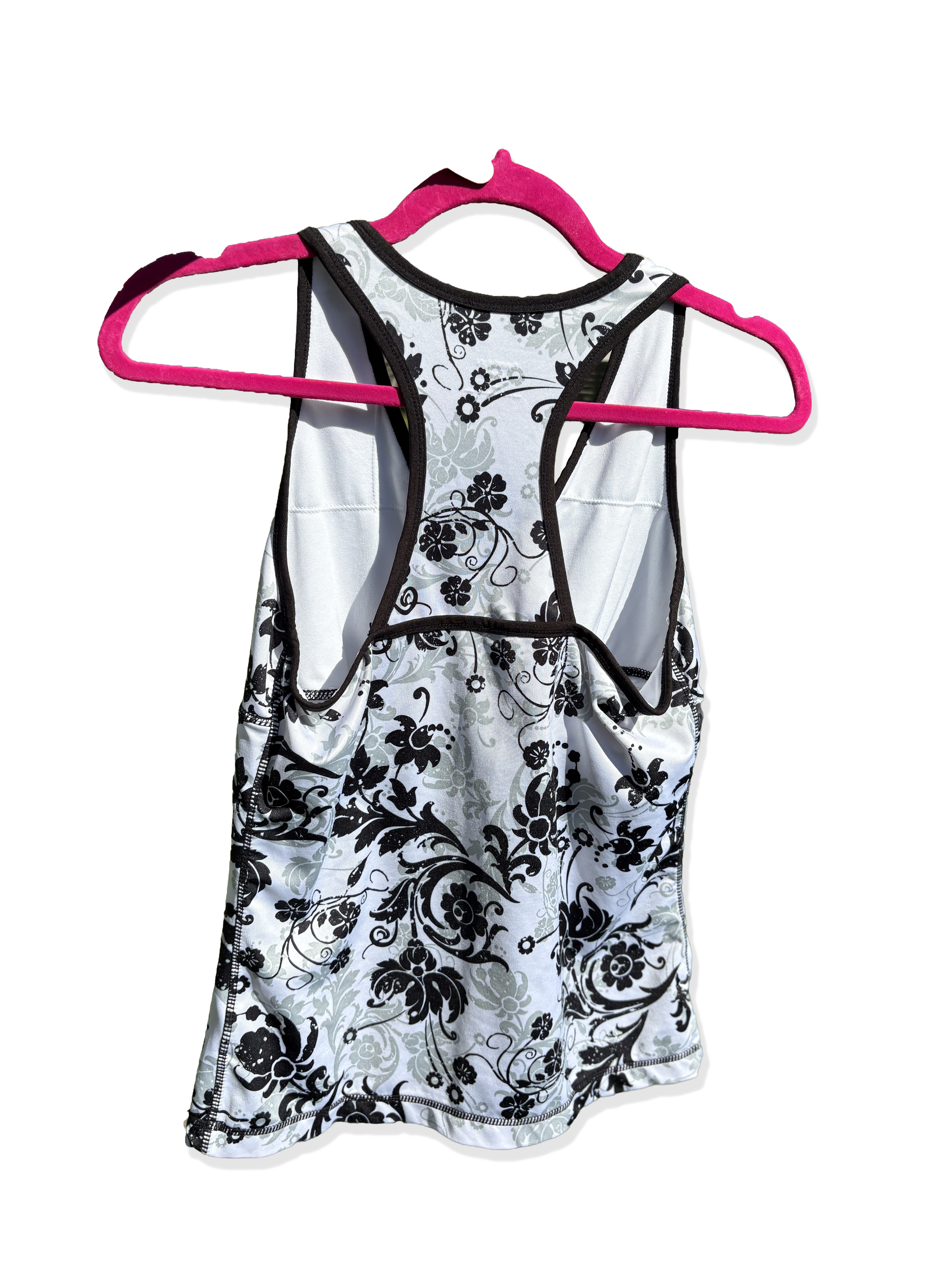 early 00s paisley & flower print tank